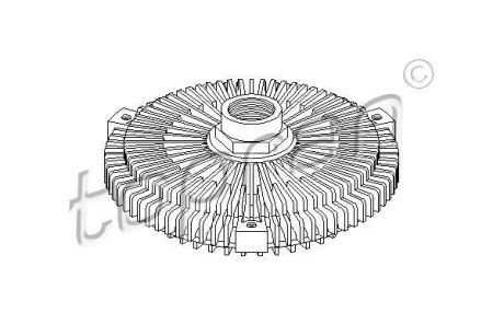 Віскомуфта вентилятора охолодження TOPRAN TOPRAN / HANS PRIES 500862