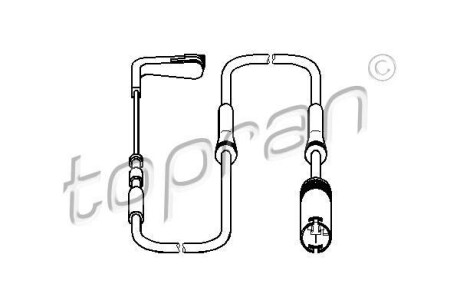 Датчик зносу гальмівних колодок TOPRAN TOPRAN / HANS PRIES 500996