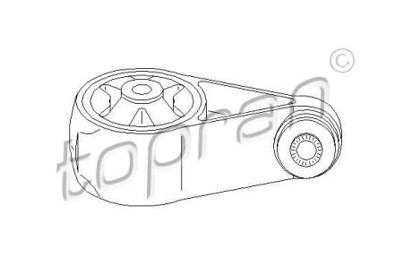 Кронштейн, подвеска двигателя TOPRAN / HANS PRIES 501081