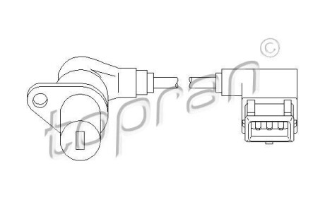 Датчик обертів колінвалу TOPRAN TOPRAN / HANS PRIES 501295