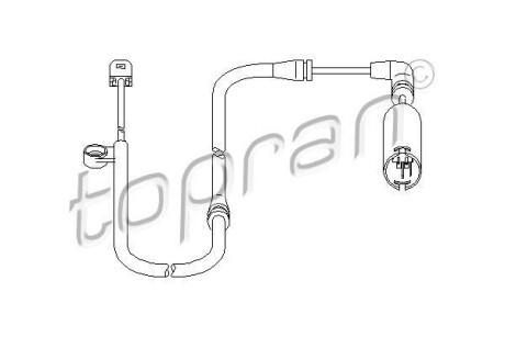 Датчик зносу гальмівних колодок TOPRAN TOPRAN / HANS PRIES 501404