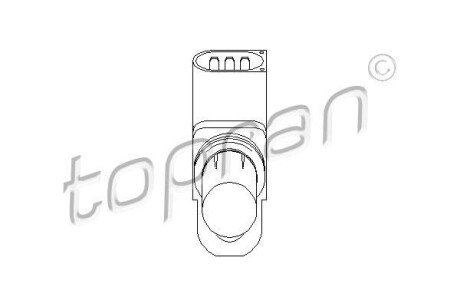 Датчик частоты вращения коленвала TOPRAN / HANS PRIES 501446