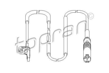Датчик частоти обертання колеса TOPRAN TOPRAN / HANS PRIES 501461
