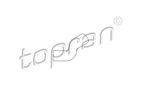 Патрубок системи охолодження TOPRAN TOPRAN / HANS PRIES 501576