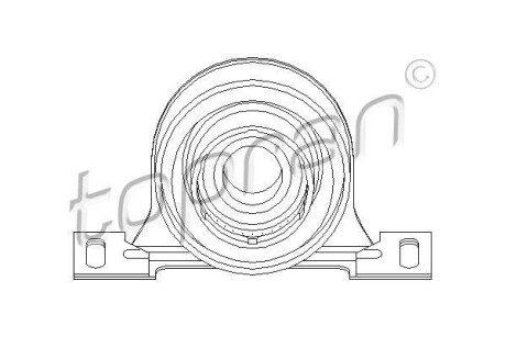 Підвіска, карданного валу TOPRAN TOPRAN / HANS PRIES 501594