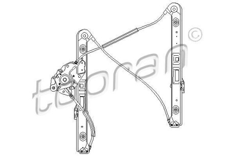 Склопідйомник TOPRAN TOPRAN / HANS PRIES 501825