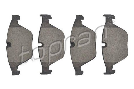 Set brake pads TOPRAN TOPRAN / HANS PRIES 502514