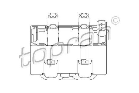 Котушка запалення TOPRAN TOPRAN / HANS PRIES 700123 (фото 1)