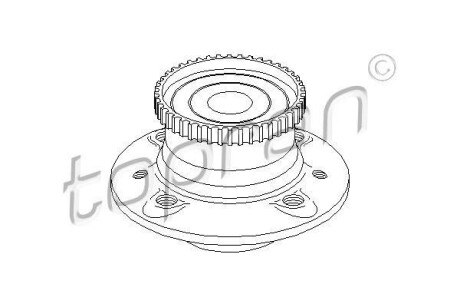 Ступиця колеса TOPRAN TOPRAN / HANS PRIES 700177