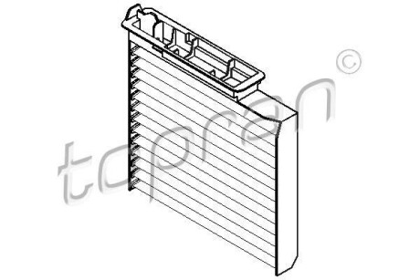 Фільтр повітря (салону) TOPRAN TOPRAN / HANS PRIES 700462