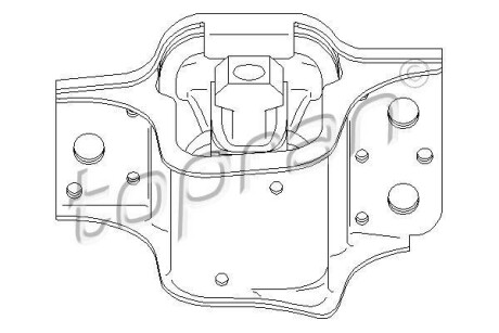Подвеска, двигатель TOPRAN / HANS PRIES 700526