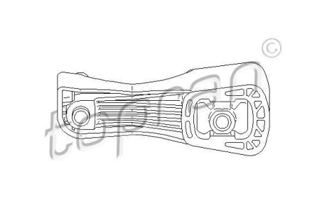 Подвеска, двигатель TOPRAN / HANS PRIES 700527