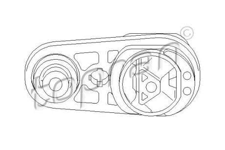 Подушка двигуна TOPRAN TOPRAN / HANS PRIES 700534