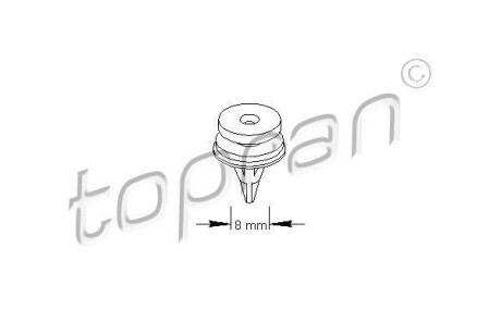 Пружинный зажим TOPRAN TOPRAN / HANS PRIES 700585