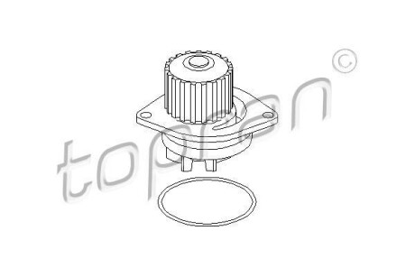 Насос води TOPRAN TOPRAN / HANS PRIES 720167
