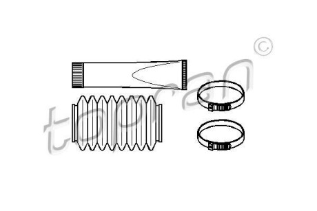 Пильовик (набір), кермове управління TOPRAN TOPRAN / HANS PRIES 720237 (фото 1)