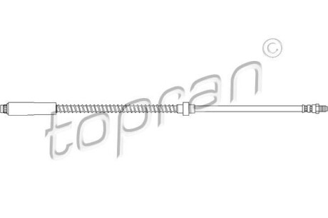 Гальмівний шланг TOPRAN / HANS PRIES 720 886