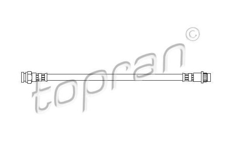 Шланг гальмівний TOPRAN TOPRAN / HANS PRIES 720916 (фото 1)