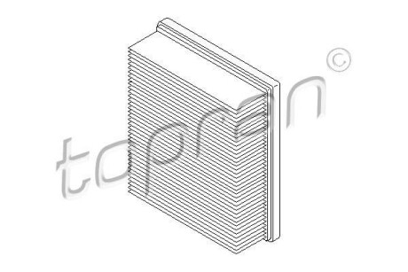 Фільтр повітряний TOPRAN TOPRAN / HANS PRIES 720972