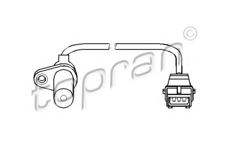Датчик частоты вращения, управление двигателем TOPRAN TOPRAN / HANS PRIES 721687