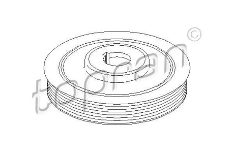 Ременный шкив, коленчатый вал TOPRAN / HANS PRIES 721975