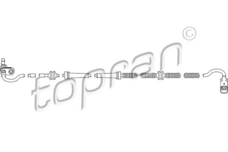 Датчик АБС TOPRAN TOPRAN / HANS PRIES 722100