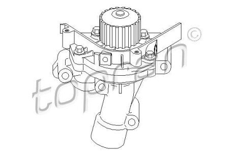 Насос води TOPRAN TOPRAN / HANS PRIES 722284