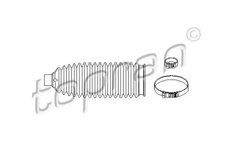 Пильник рульового керування к-т TOPRAN / HANS PRIES 722 467