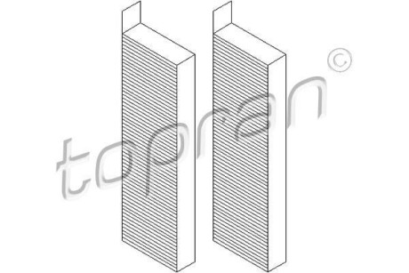 Фільтр салону TOPRAN TOPRAN / HANS PRIES 722550