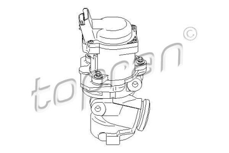 Zawуr EGR TOPRAN TOPRAN / HANS PRIES 722663 (фото 1)