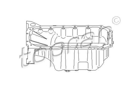 Масляний піддон TOPRAN TOPRAN / HANS PRIES 722773