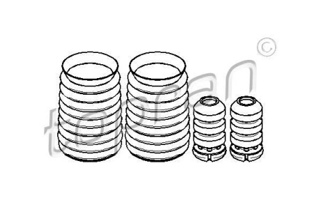 Пильовик амортизатора TOPRAN TOPRAN / HANS PRIES 944001