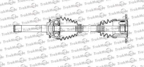 MITSUBISHI Полуось прав. L=536,5mm 28 зуб. Pajero Sport 98-,L200 96-,Pajero II 90-00 Trakmotive 30-1107 (фото 1)