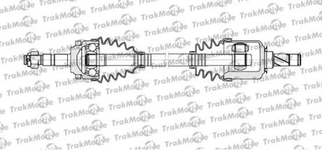 Піввісь Opel Corsa 1.0/1.2 16V 00- (L) (22x22x584x29T) (+ABS) Trakmotive 301117