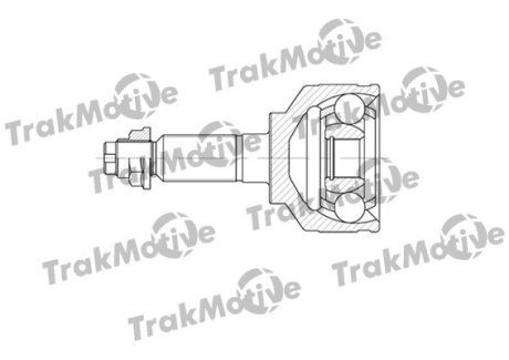 KIA ШРКШ зовнішній к-кт 28/26 зуб.Carnival 2.5/2.9CRDI 9 Trakmotive 40-0589