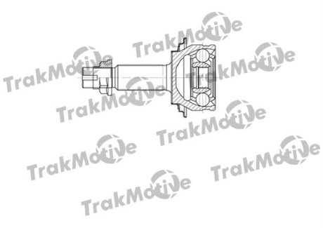 TOYOTA ШРКШ зовнішній к-кт Yaris 1,0-1,3 05- Trakmotive 40-0610