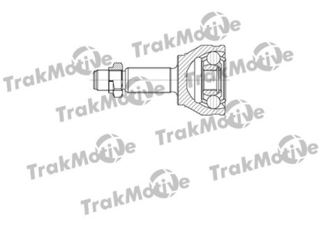 FORD ШРКШ зовнішній к-кт 25/22 зуб.Fiesta V 1.3/1.4 01- Trakmotive 40-0613