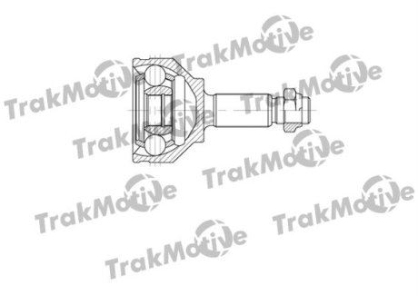 FORD ШРКШ зовнішній к-кт 25/24 зуб. Focus 1.8TDCi 01- Trakmotive 40-0618