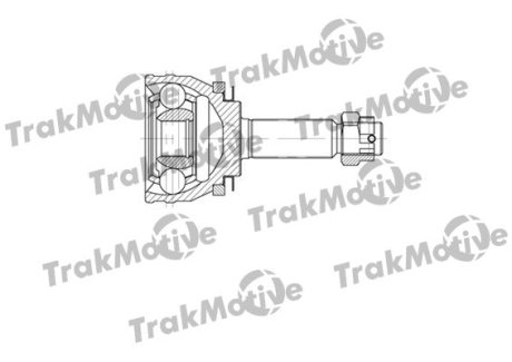 HYUNDAI Шрус наружный к-кт с ABS 25/23 зуб.Getz 1.5CRDI 03- Trakmotive 40-0619