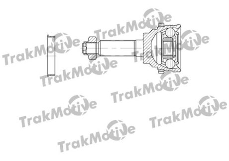 DAEWOO ШРКШ зовнішній з ABS к-кт 23/19 зуб. Matiz 0.8, CHEVROLET Trakmotive 40-0636