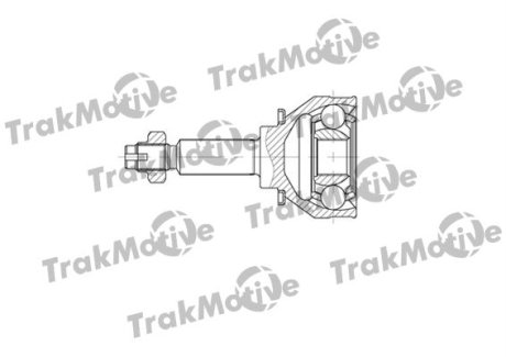 ШРКШ (зовнішній) ЗАЗ Таврія 89-07 (22z/22z/42mm/83mm/57mm) Trakmotive 400638 (фото 1)