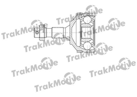 PEUGEOT ШРКШ зовнішній к-кт з ABS 25/39 зуб.406 2.0/3.0 96-, CITROEN C4 I 2.0 HDi 04-11 Trakmotive 40-0646