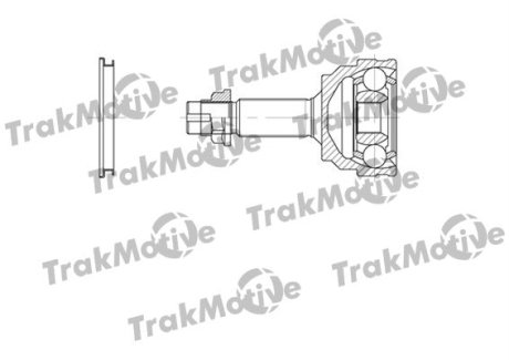 TOYOTA ШРКШ наруж. к-кт 24/26 зуб. YARIS 1.0 99-05 Trakmotive 40-0654