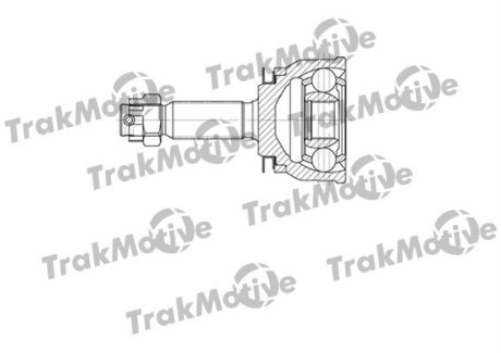 ШРКШ (зовнішній) Hyundai Coupe 02-09/Elantra 00-06 (25z/23z/80mm) (ABS 44z) Trakmotive 400656