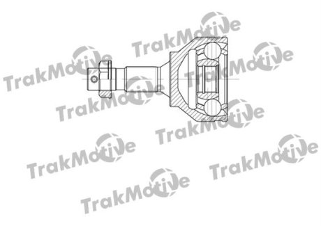 CITROEN Шрус наружный к-кт 26/25 зуб. C5 I 2.0 HDi 01-04, C5 II 2.0 HDi 04- Trakmotive 40-0658