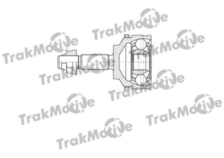 ШРКШ (зовнішній) Renault Kangoo 05-06/Clio 98-10/Megane 99-02 (21z/30z/52.4mm/84.9mm/51.4mm)(+ABS44z) Trakmotive 400661