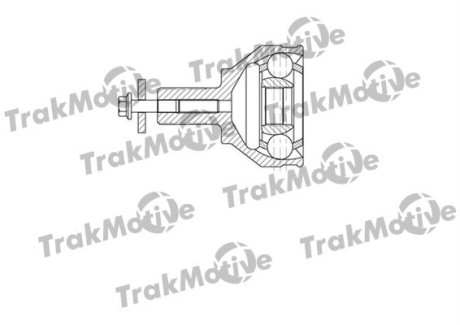 FORD Шрус наружный к-кт 26/36 зуб. C-MAX 2.0 TDCi 08-10, FOCUS C-MAX (DM2) 1.8 TDCi 05-07, FOCUS II 2.0 TDCi 05-12 Trakmotive 40-0669