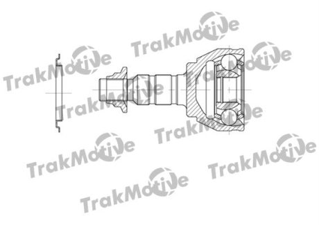 CHEVROLET ШРКШ зовнішній к-кт 34/30 зуб. CRUZE (J300) 1.7 D 12-, ORLANDO (J309) 2.0 D 11-15 Trakmotive 40-0671