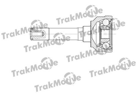 LAND ROVER ШРКШ зовнішній з ABS к-кт 24/32 зуб. Defender, Diskovery Trakmotive 40-0717