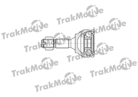 CITROEN ШРКШ зовнішній к-кт 20/21 зуб. C2 1.1 03-12, C2 1.4 06-09 Trakmotive 40-0732